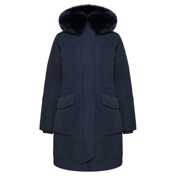 Woolrich Military Down Parka With Genuine Fox Fur - Picture 4 of 12